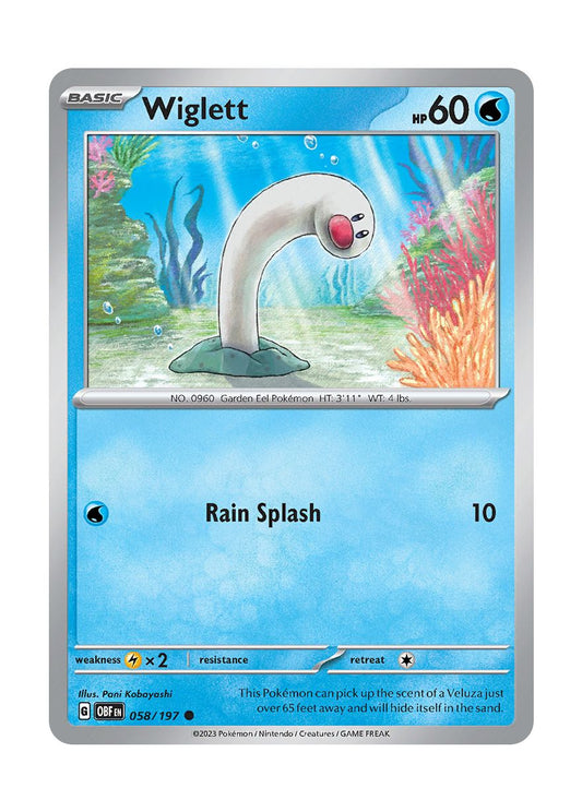 Wiglett - Reverse Holo (058/197) - Obsidian Flames