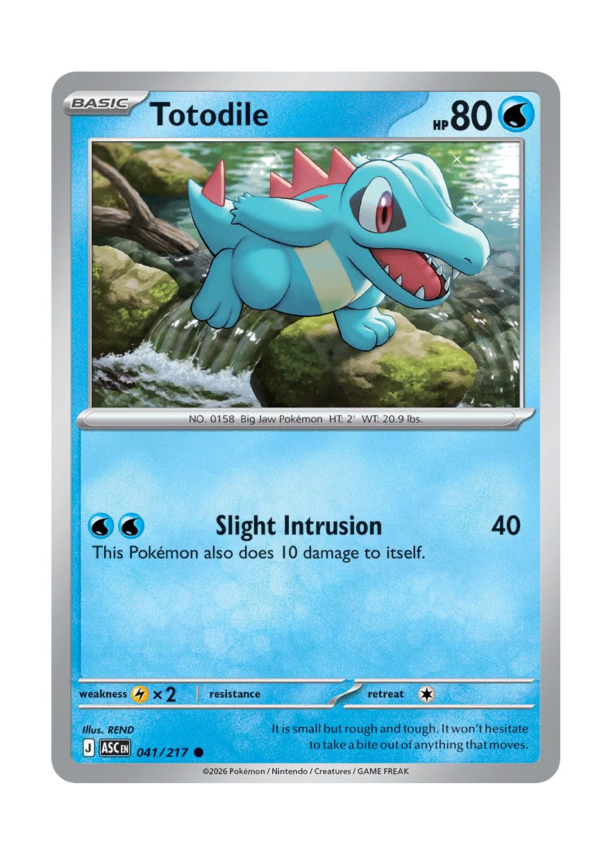 Totodile (041/217) - Ascended Heroes