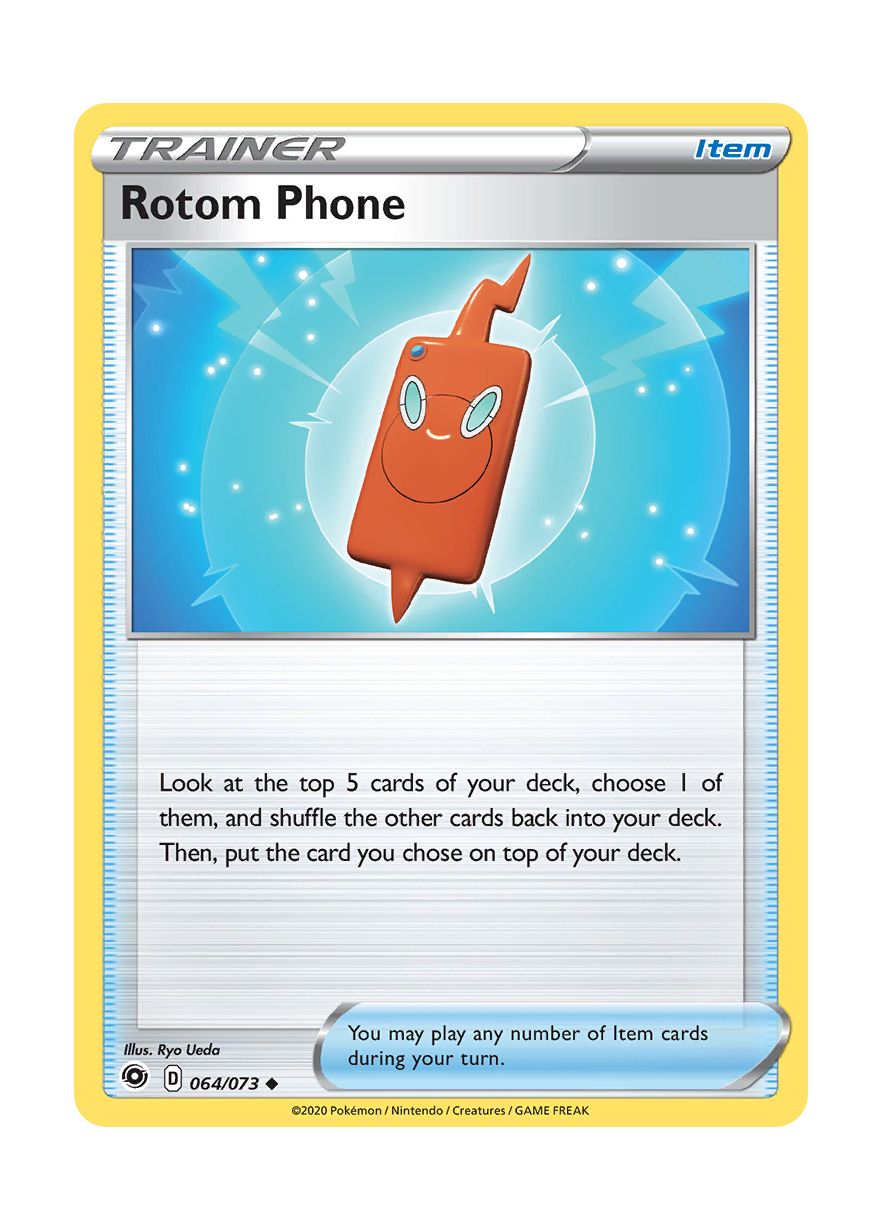 Rotom Phone - Reverse Holo (064/73) - Champion's Path