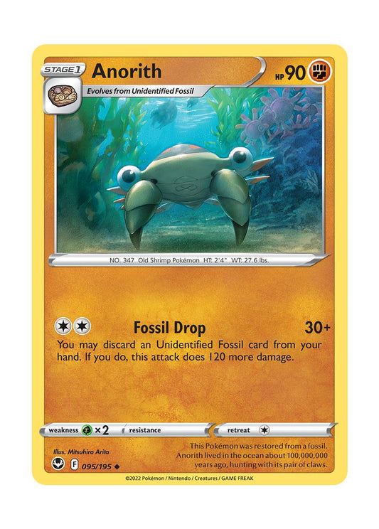 Anorith - Reverse Holo (095/195) - Silver Tempest