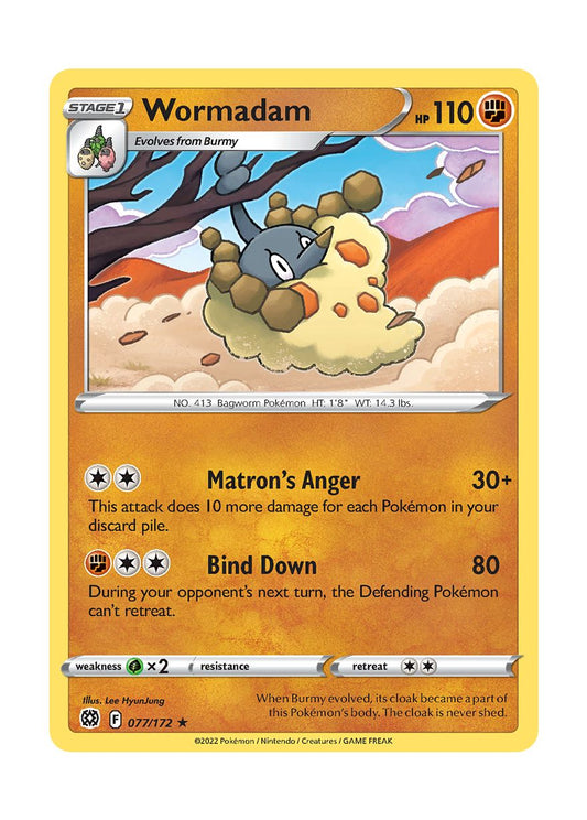 Wormadam - Reverse Holo (077/172) - Brilliant Stars