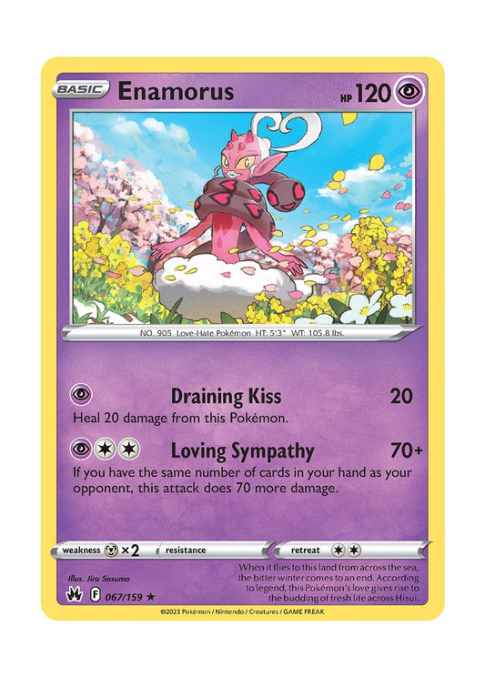 Enamorus - Reverse Holo (067/159) - Crown Zenith