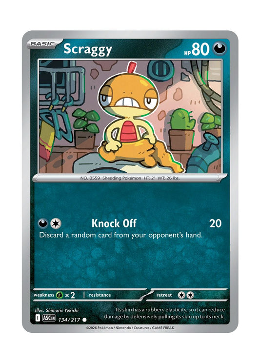 Scraggy (134/217) - Ascended Heroes