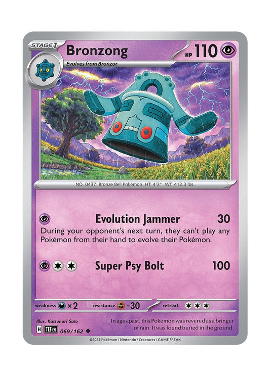 Bronzong - Reverse Holo (069/162) - Temporal Forces