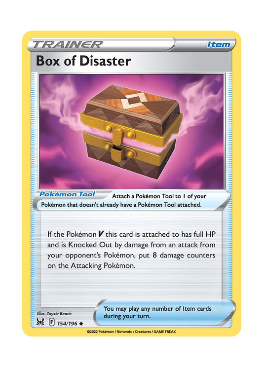 Box of Disaster - Reverse Holo (154/196) - Lost Origin