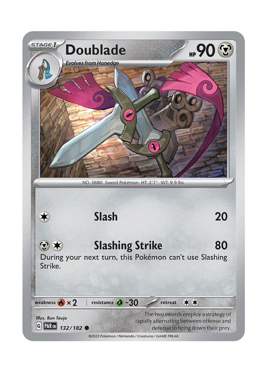 Doublade - Reverse Holo (132/182) - Paradox Rift