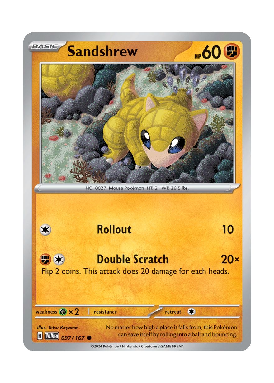 Sandshrew - Reverse Holo (097/167) - Twilight Masquerade