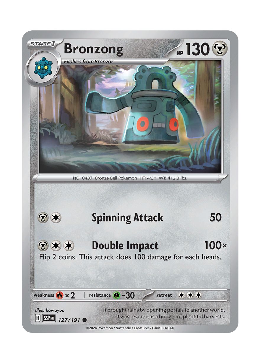 Bronzong (127/191) - Surging Sparks