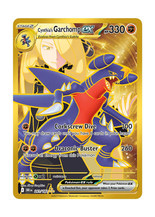 Cynthia's Garchomp ex (241/182) - Destined Rivals