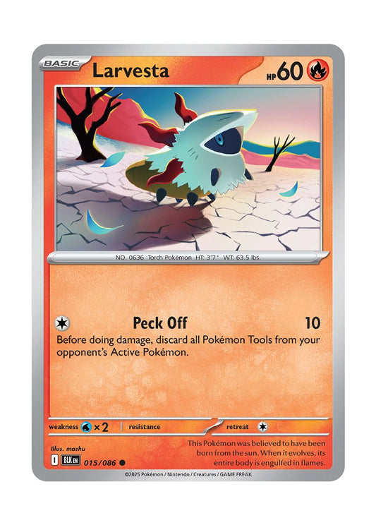 Larvesta (015/86) - Black Bolt