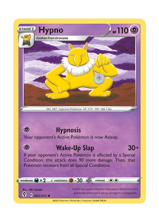 Hypno - Reverse Holo (062/203) - Evolving Skies