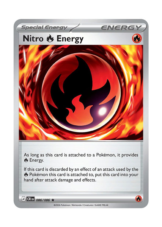 Nitro Fire Energy (086/86) - Chaos Rising