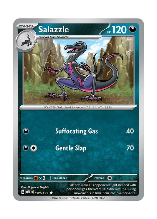 Salazzle - Reverse Holo (140/197) - Obsidian Flames