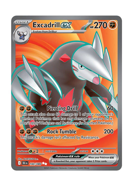 Excadrill ex (160/86) - Black Bolt
