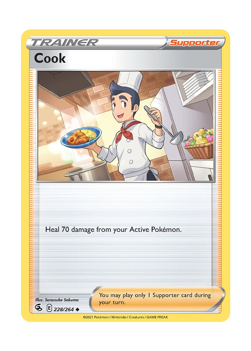 Cook - Reverse Holo (228/264) - Fusion Strike