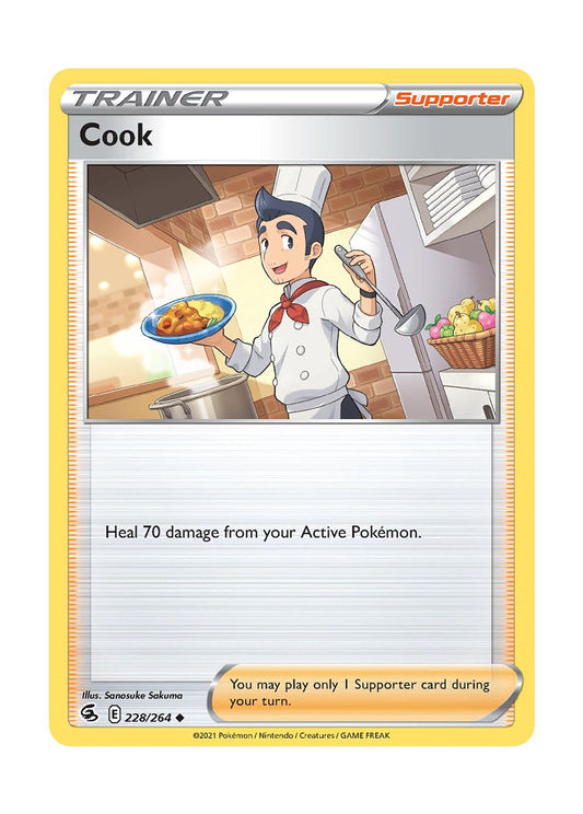 Cook - Reverse Holo (228/264) - Fusion Strike