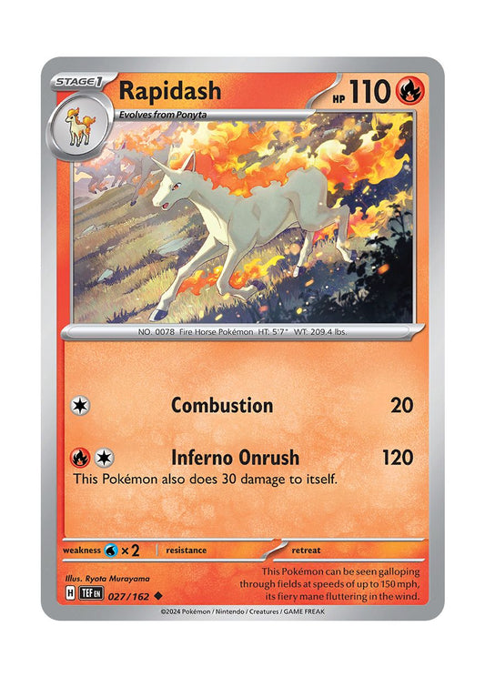 Rapidash (027/162) - Temporal Forces