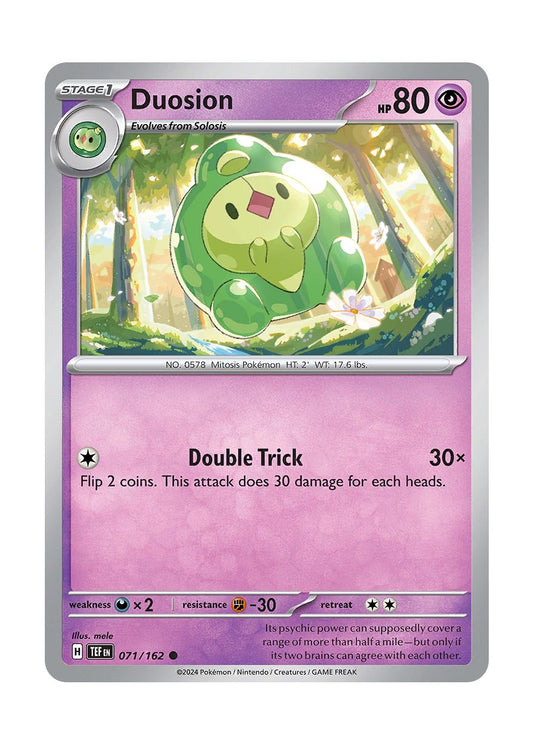 Duosion - Reverse Holo (071/162) - Temporal Forces