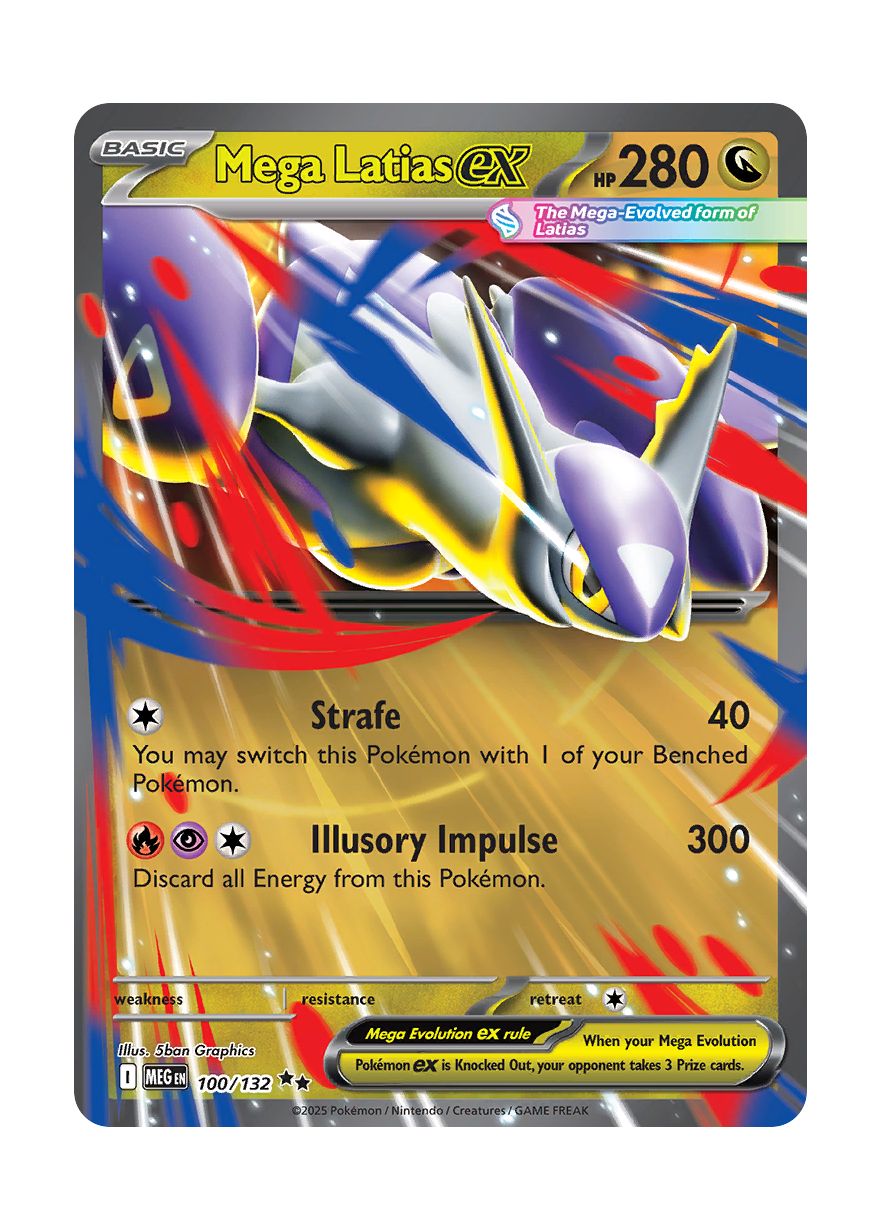 Mega Latias ex (100/132) - Mega Evolution