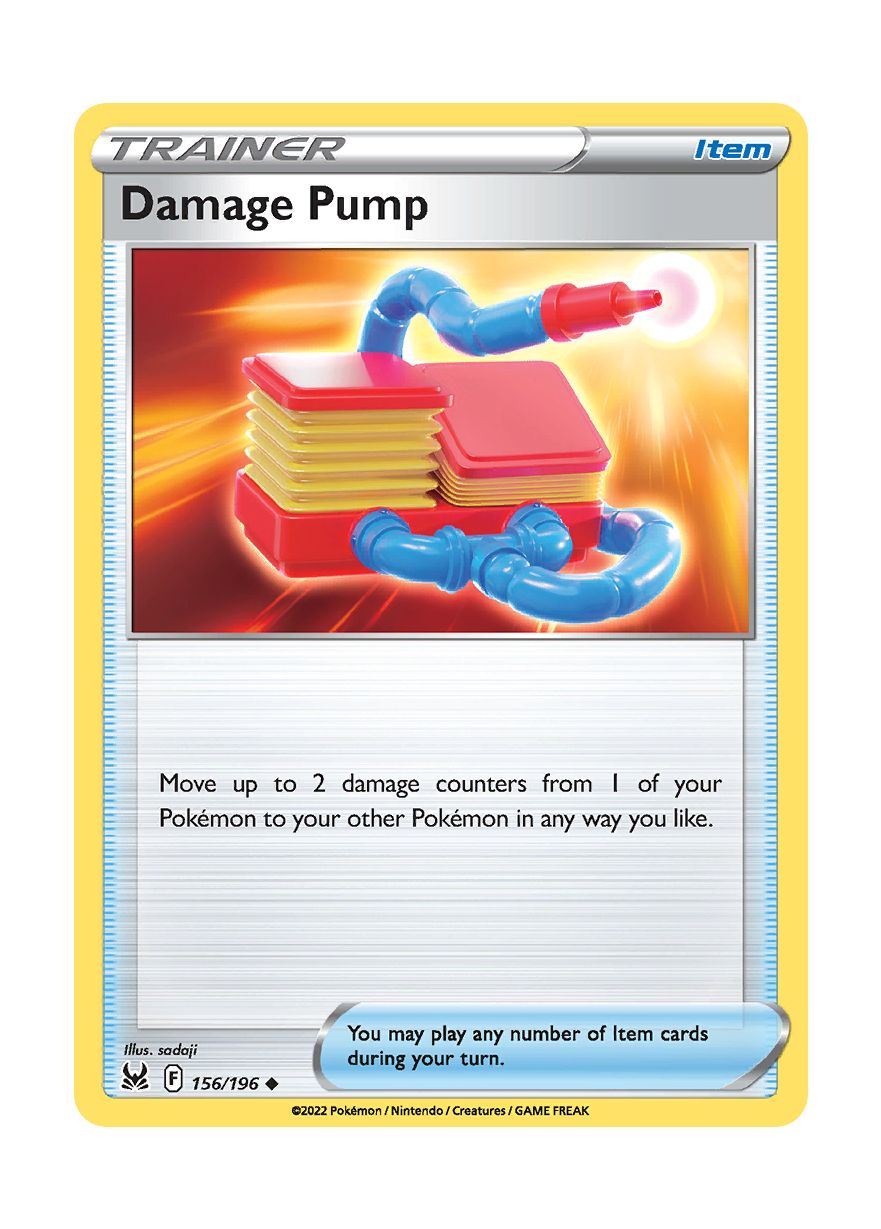 Damage Pump - Reverse Holo (156/196) - Lost Origin