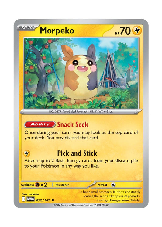 Morpeko - Reverse Holo (072/167) - Twilight Masquerade