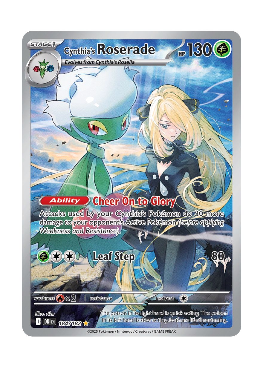 Cynthia's Roserade (184/182) - Destined Rivals