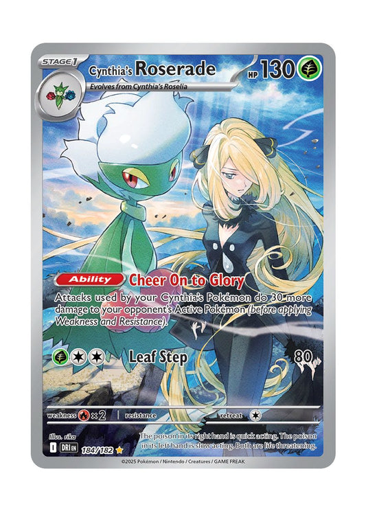 Cynthia's Roserade (184/182) - Destined Rivals