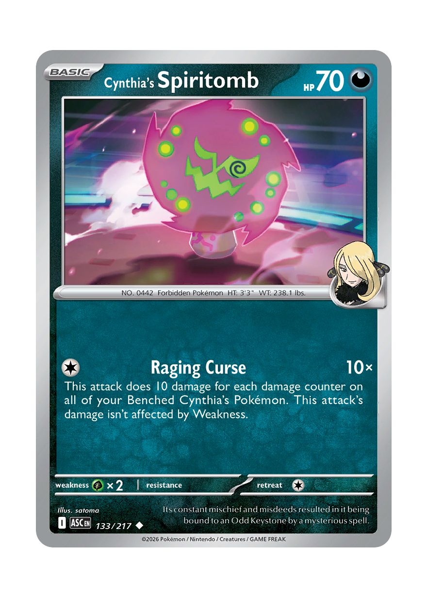 Cynthia's Spiritomb (133/217) - Ascended Heroes