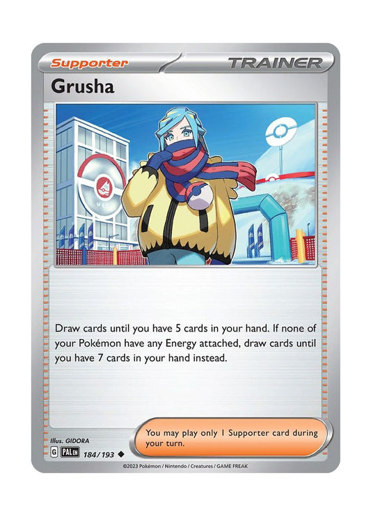 Grusha - Reverse Holo (184/193) - Paldea Evolved