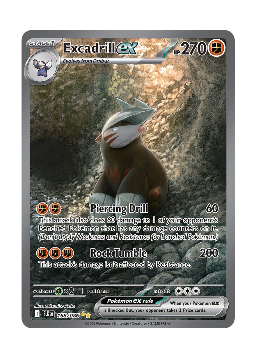 Excadrill ex (168/86) - Black Bolt