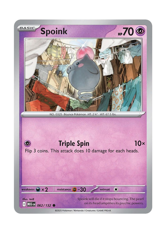 Spoink (062/132) - Mega Evolution