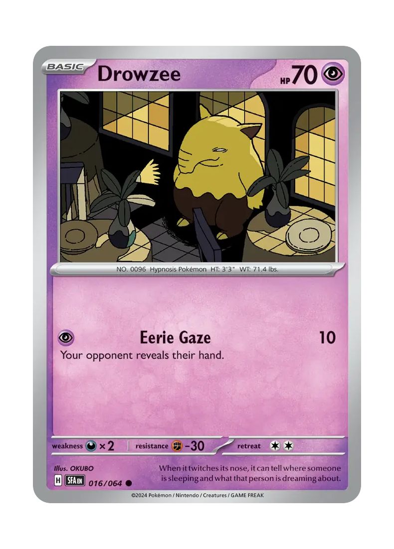 Drowzee (016/64) - Shrouded Fable