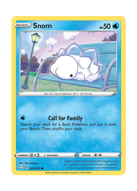 Snom - Reverse Holo (029/72) - Shining Fates