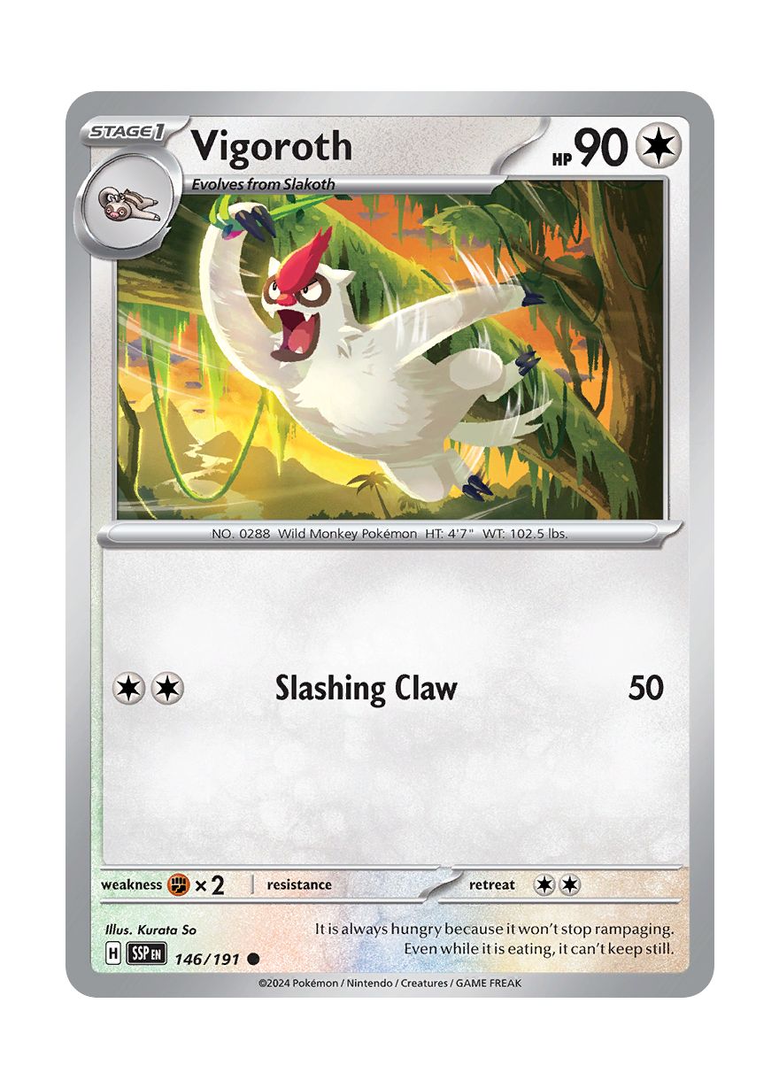 Vigoroth (146/191) - Surging Sparks