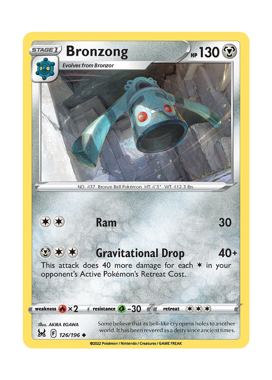 Bronzong - Reverse Holo (126/196) - Lost Origin