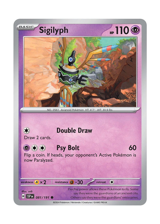 Sigilyph (081/191) - Surging Sparks