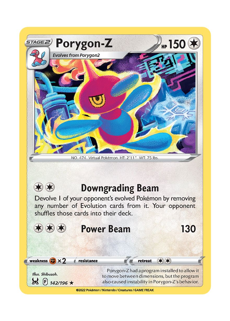 Porygon-Z - Reverse Holo (142/196) - Lost Origin