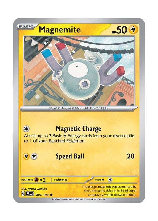 Magnemite - Reverse Holo (065/193) - Paldea Evolved