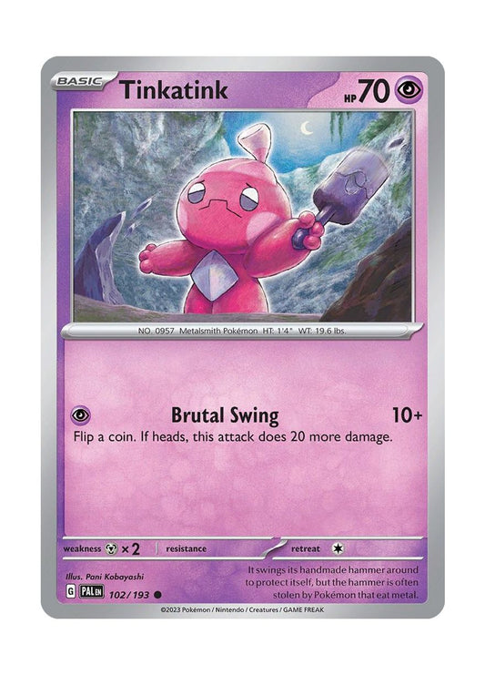 Tinkatink - Reverse Holo (102/193) - Paldea Evolved