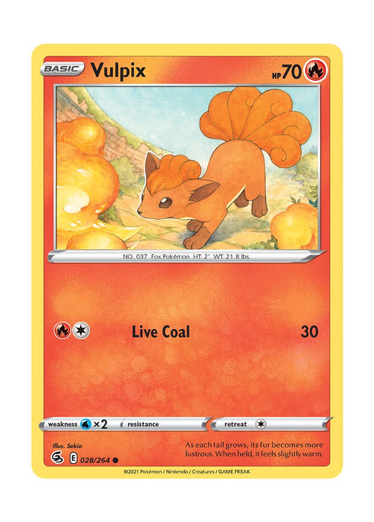 Vulpix - Reverse Holo (028/264) - Fusion Strike