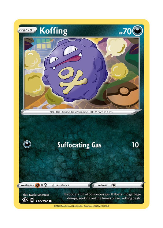 Koffing - Reverse Holo (112/192) - Rebel Clash