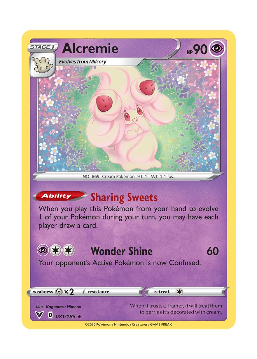 Alcremie - Reverse Holo (081/185) - Vivid Voltage