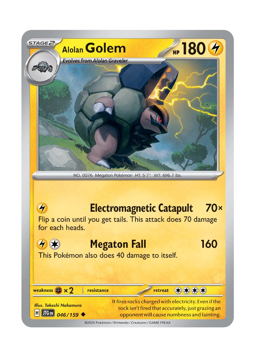 Alolan Golem (046/159) - Journey Together