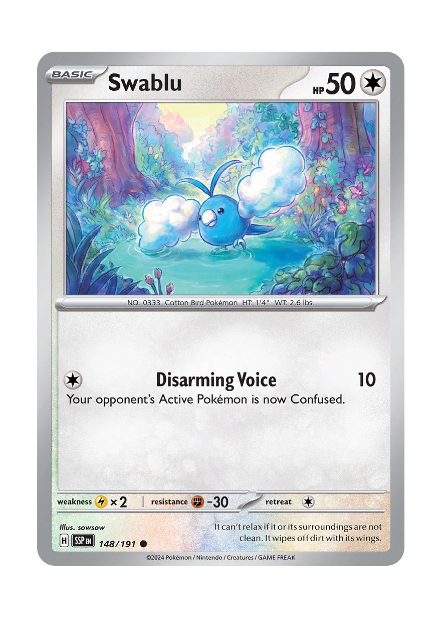 Swablu (148/191) - Surging Sparks