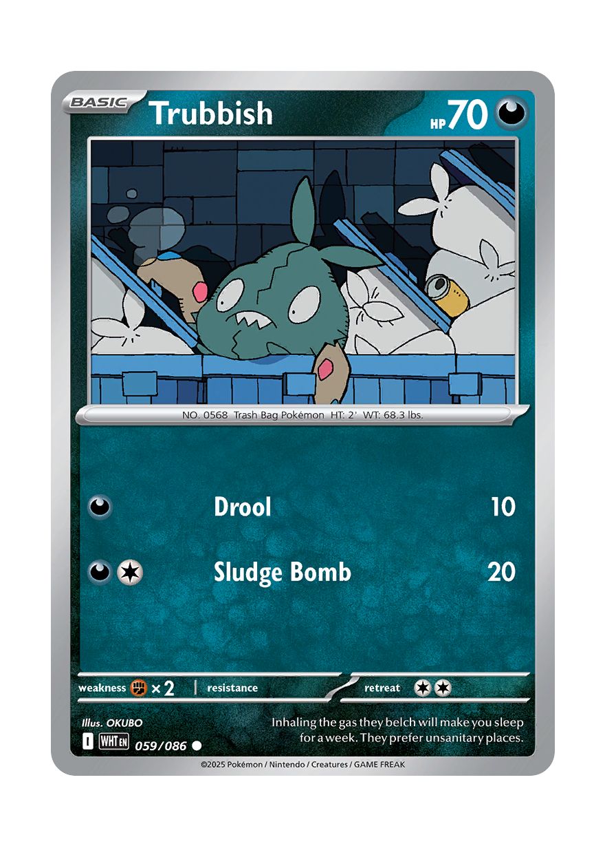 Trubbish (059/86) - White Flare