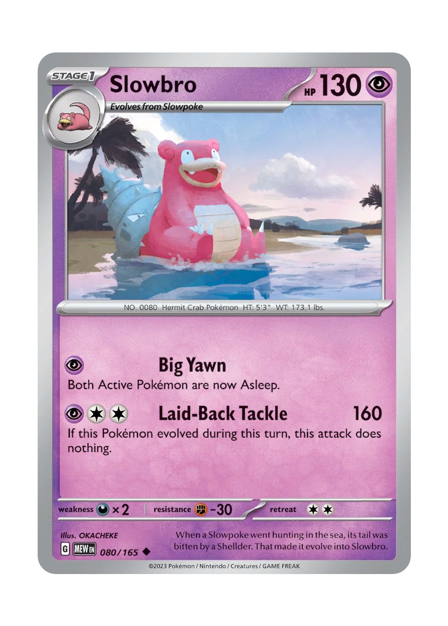 Slowbro - Reverse Holo (080/165) - 151