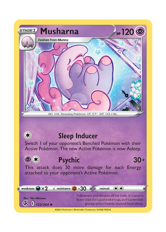 Musharna - Reverse Holo (122/264) - Fusion Strike