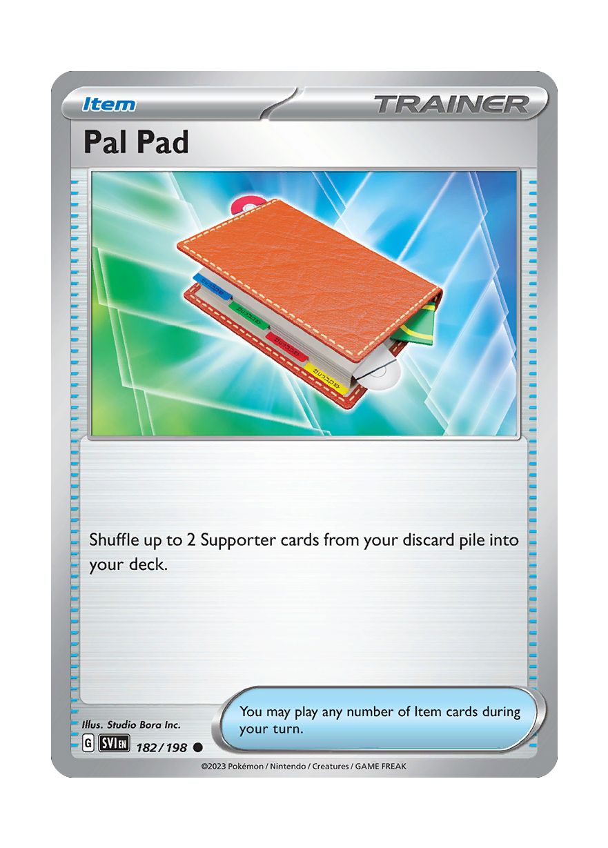 Pal Pad - Reverse Holo (182/198) - Scarlet & Violet