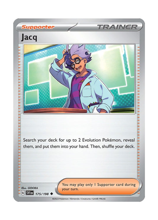 Jacq - Reverse Holo (175/198) - Scarlet & Violet