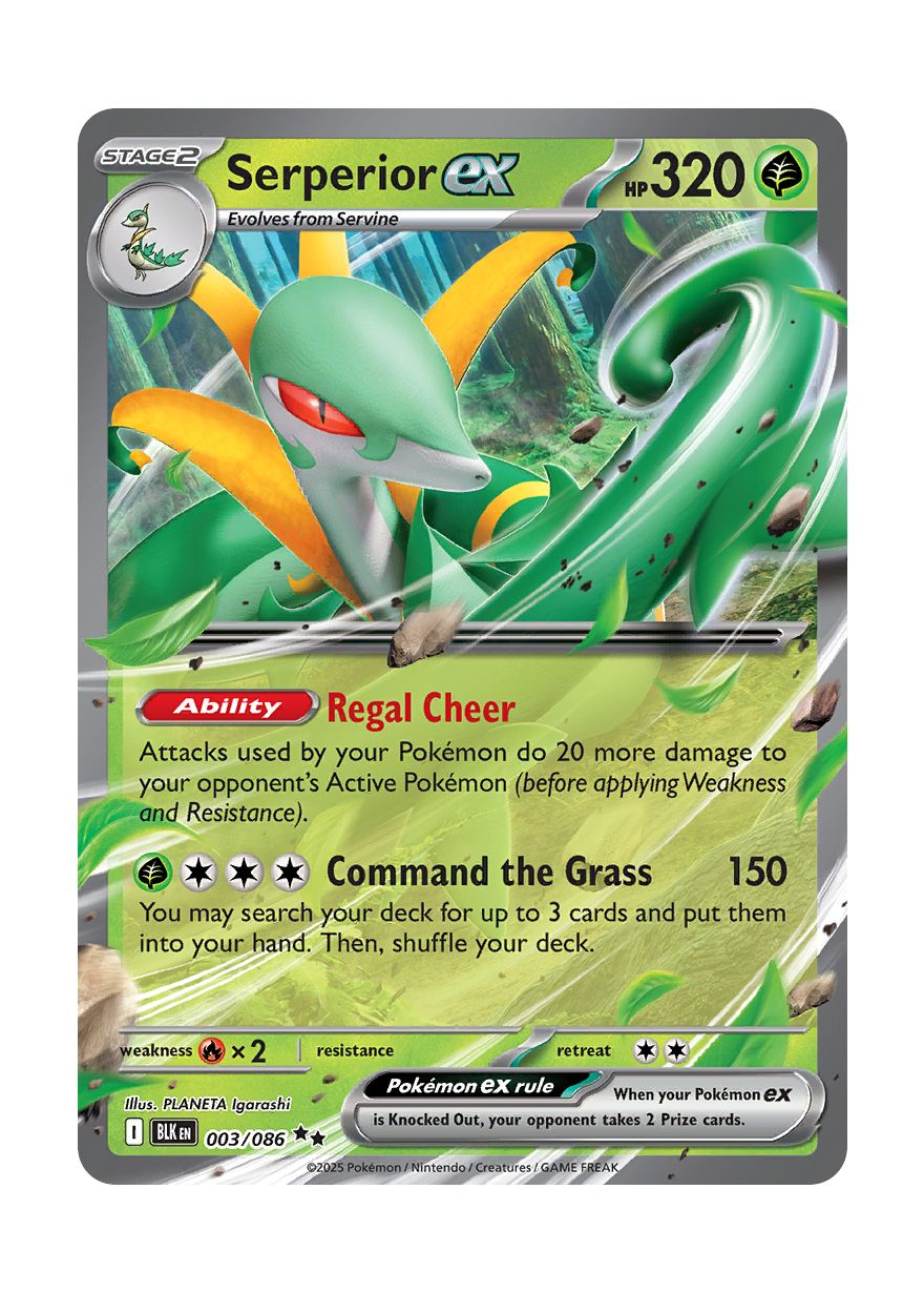 Serperior ex (003/86) - Black Bolt